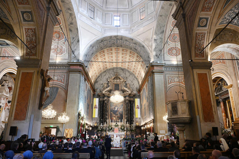 Pope Francis visits Ajaccio in Corsica island