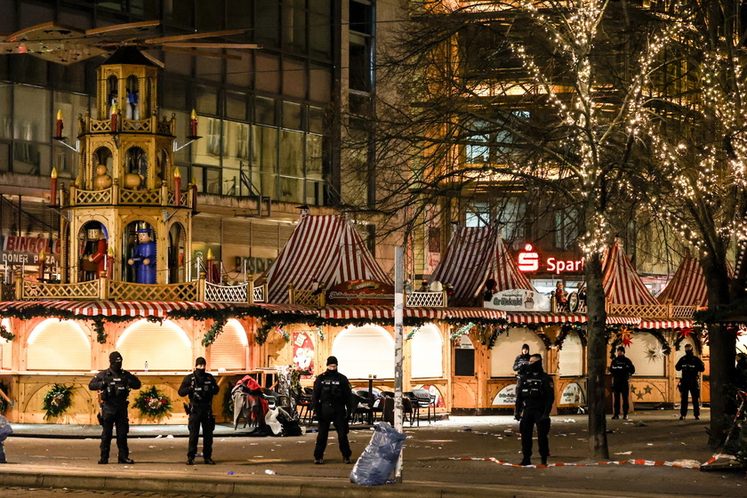 At least one dead and dozens injured after car driven into crowd at German Christmas market