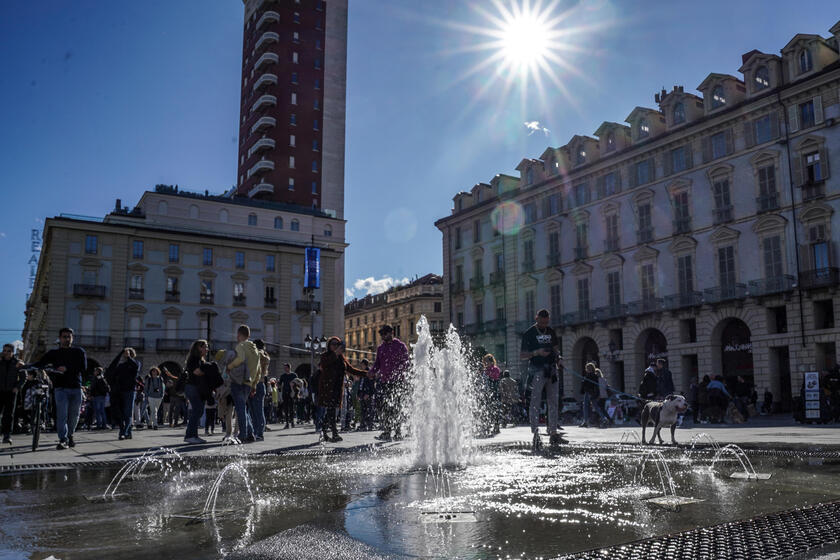 Centro de Turim no feriado da 'Pasquetta'