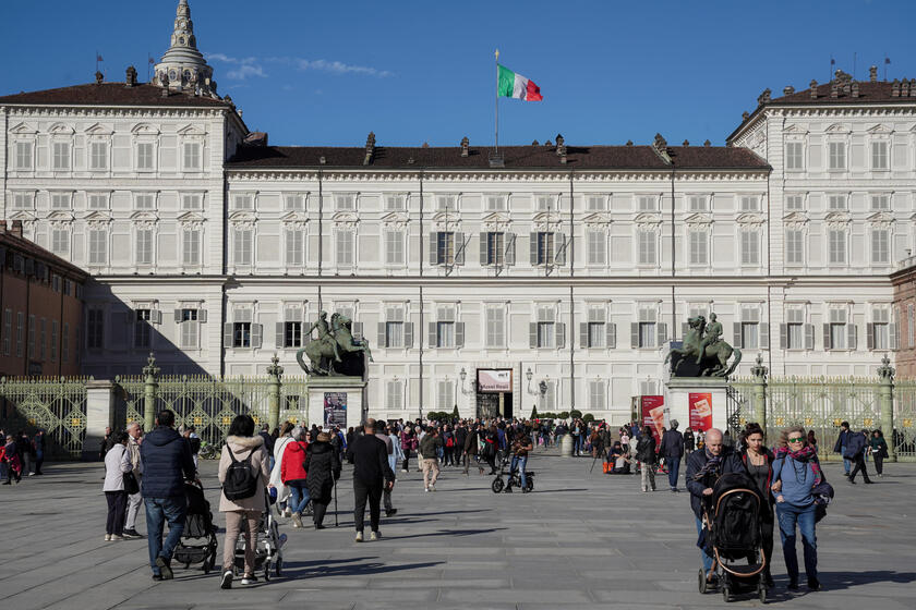 Centro de Turim no feriado da 'Pasquetta'