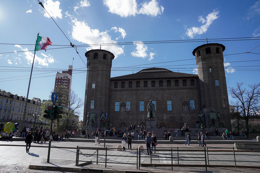 Centro de Turim no feriado da 'Pasquetta'