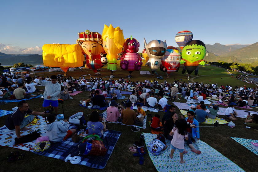 International hot air balloon festival in Taiwan