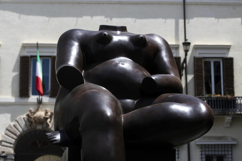 Roma exhibe a Botero con 8 piezas en plazas icónicas