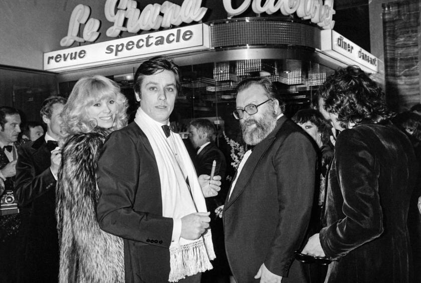 Alain Delon, Mireille Darc e Sergio Leone