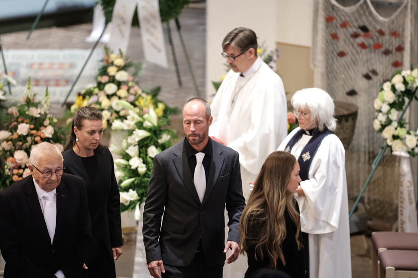 Funeral of late Swedish soccer manager Sven-Goran Eriksson in Torsby