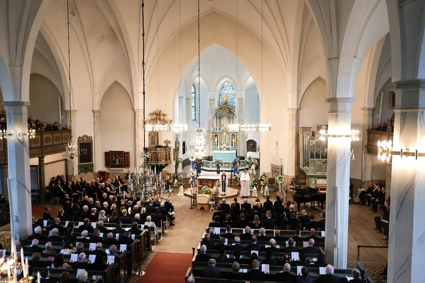 Funeral of late Swedish soccer manager Sven-Goran Eriksson in Torsby