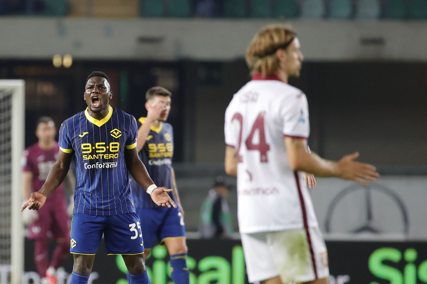 Soccer: Serie A; Hellas Verona vs Torino Fc