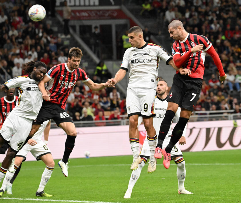 Soccer: serie A; Milan vs Lecce