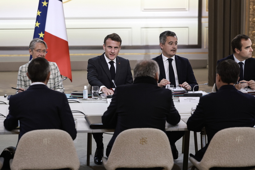 First Council of Ministers meeting of the new French government in Paris