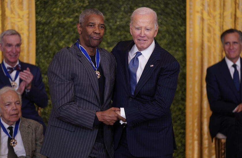 Joe Biden e Denzel Washington