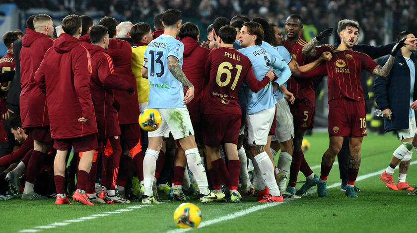 Soccer: Serie A; AS Roma vs SS Lazio