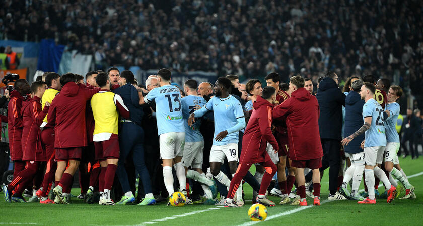 Soccer: Serie A; AS Roma vs SS Lazio