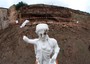 Crollo del muro di contenimento nella Domus del Moralista a Pompei il 30 novembre