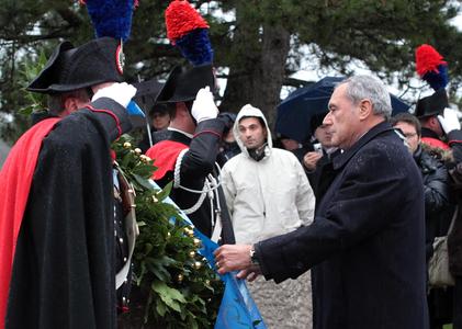 Il presidente Grasso a Basovizza