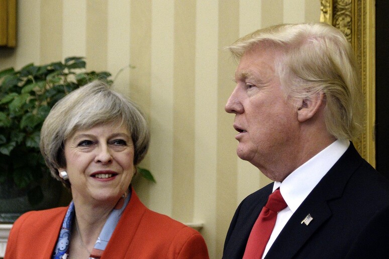 Donald Trump e  Theresa May © ANSA/EPA