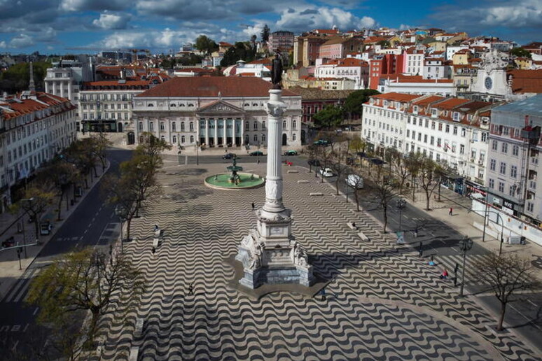 Vista aérea de Lisboa, capital de Portugal - TODOS OS DIREITOS RESERVADOS