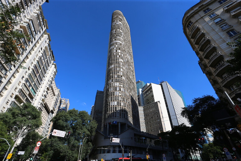 Edifício Itália, epicentro da presença italiana em São Paulo (foto: Marcos Bezerra/Futura Press) © ANSA/Marcos Bezerra/Futura Press