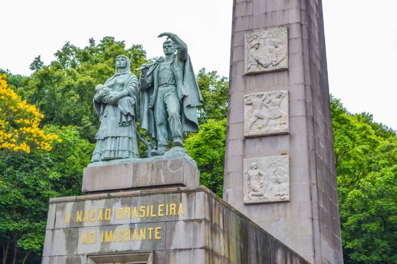 Memorial por imigrantes em Caxias do Sul © ANSA/Divulgação