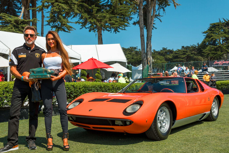 Concorso Italiano, trofeo Best in Show a Lamborghini Miura © ANSA/Concorso Italiano