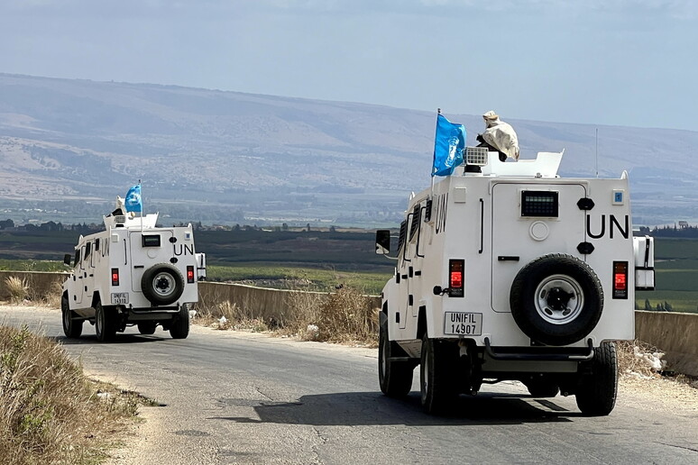 Veículos da Unifil no sul do Líbano - TODOS OS DIREITOS RESERVADOS