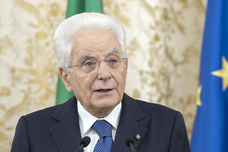 Il presidente della Repubblica Sergio Mattarella - RIPRODUZIONE RISERVATA