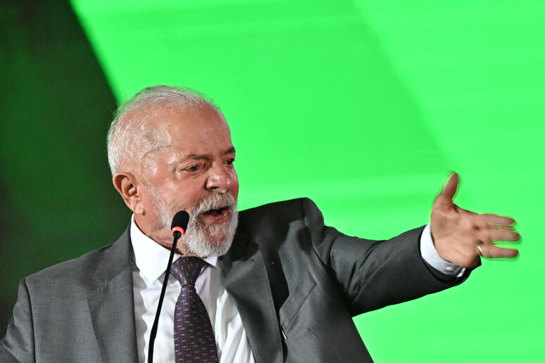 Presidente Lula, que foi acusado de ser um  'agente da CIA ' por Saab © ANSA/EPA