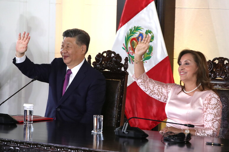 Xi y Boluarte durante la inauguración virtual del puerto de Chancay. - TODOS LOS DERECHOS RESERVADOS