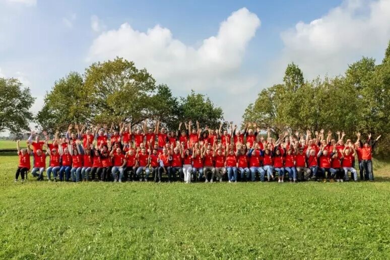 La delegación italiana que participó en el  'Mundial de quesos ' en Portugal. - TODOS LOS DERECHOS RESERVADOS