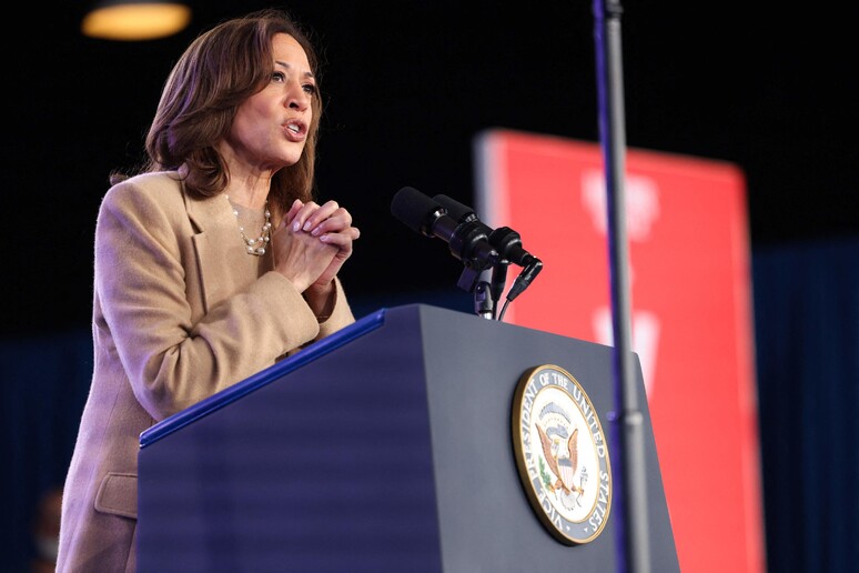 Kamala Harris tenta estimular voto antecipado de eleitores © ANSA/AFP