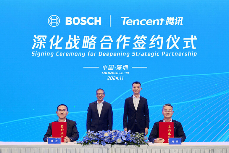 Bosch e Tencent al lavoro per innovare la guida intelligente © ANSA/Bosch China