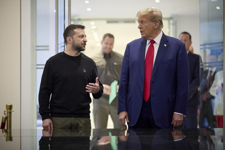 Trump recibió al presidente Zelensky durante la campaña electoral. - TODOS LOS DERECHOS RESERVADOS