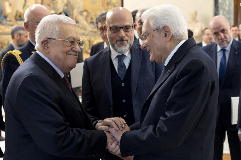 Mahmoud Abbas y Sergio Mattarella. - TODOS LOS DERECHOS RESERVADOS