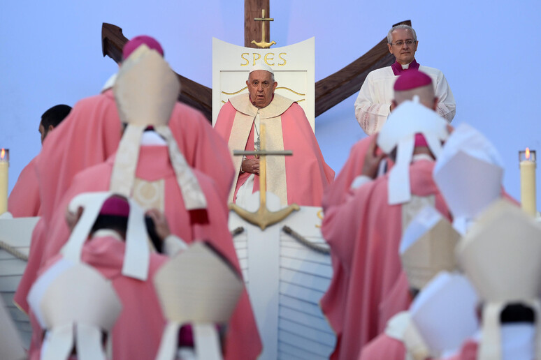 Papa Francisco celebra missa em Ajaccio, na Córsega - TODOS OS DIREITOS RESERVADOS