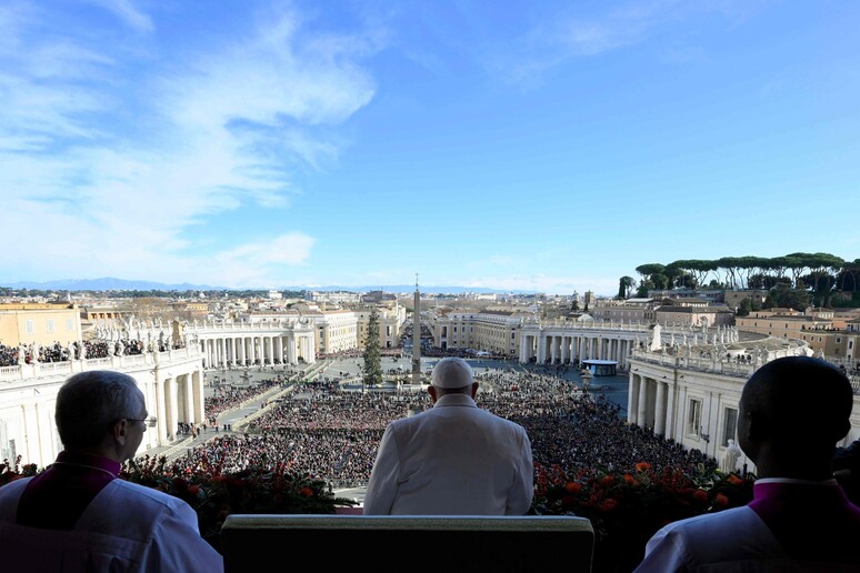 Papa Francisco celebra bênção de Natal no Vaticano © ANSA/AFP