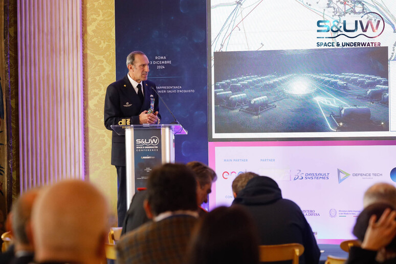 Giuseppe Berutti Bergotto, Ammiraglio di Squadra, Marina Militare e Presidente del Comitato di Direzione Strategica, Polo Nazionale della Dimensione Subacquea © ANSA/Cybersecurity Italia