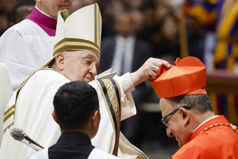 Papa presidiu cerimônia no Vaticano - TODOS OS DIREITOS RESERVADOS