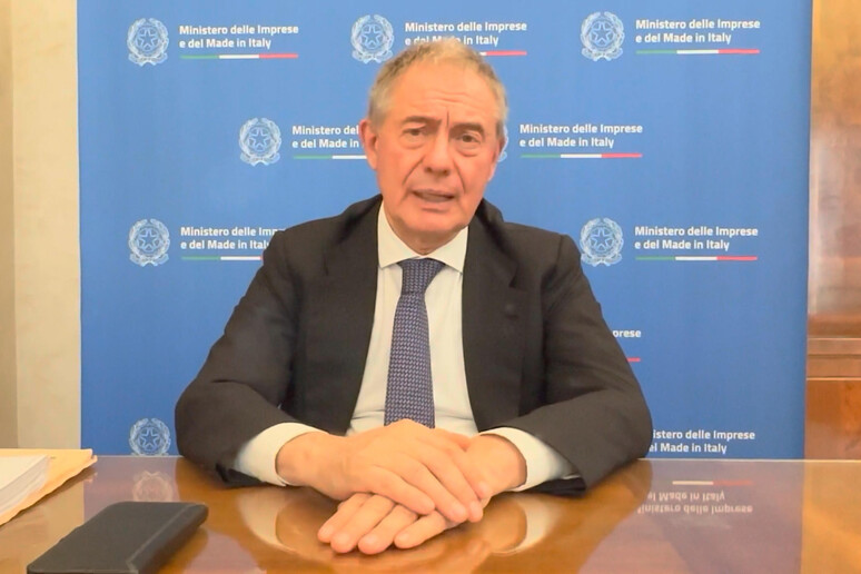 Il ministro delle Imprese e del made in Italy, Adolfo Urso - RIPRODUZIONE RISERVATA