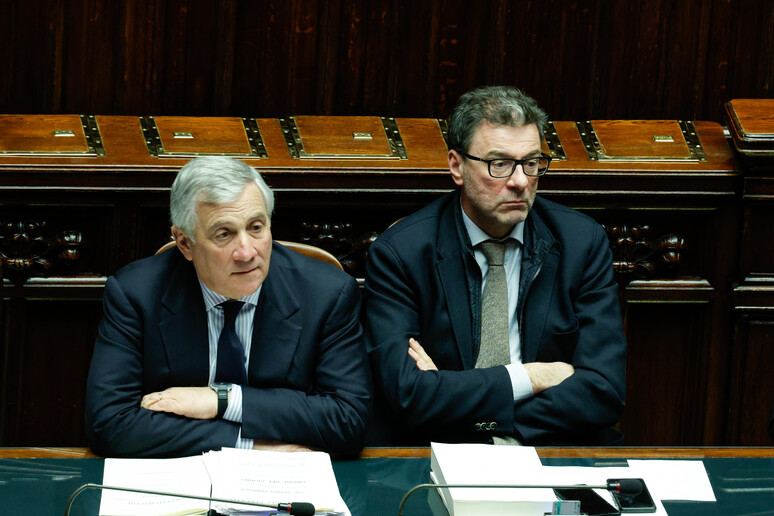 Tajani e Giorgetti - RIPRODUZIONE RISERVATA