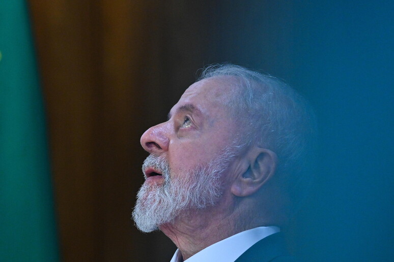 Presidente Lula durante evento no Palácio do Planalto © ANSA/EPA