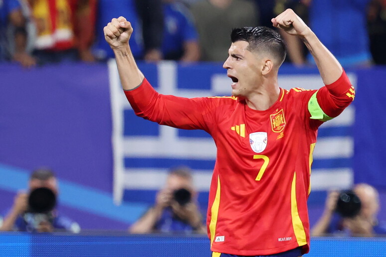 Álvaro Morata conquistou a Eurocopa com a Espanha - TODOS OS DIREITOS RESERVADOS