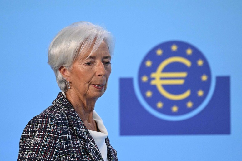 A presidente do Banco Central Europeu, Christine Lagarde © ANSA/AFP