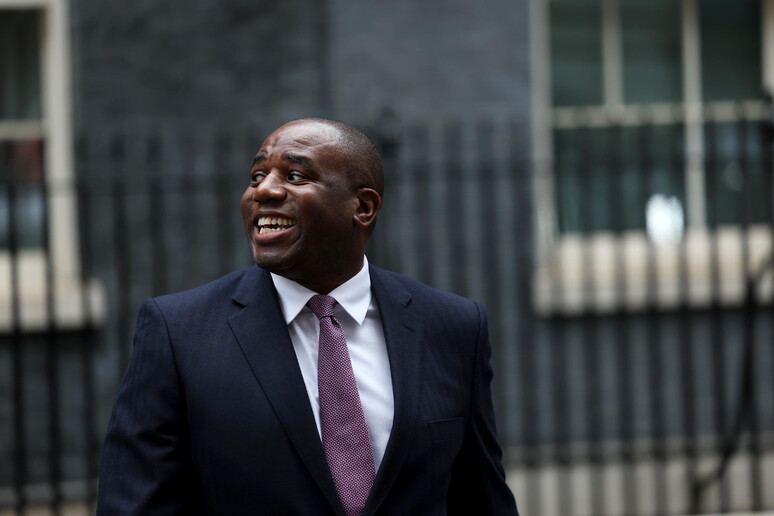 David Lammy é o novo chefe da diplomacia do Reino Unido © ANSA/EPA