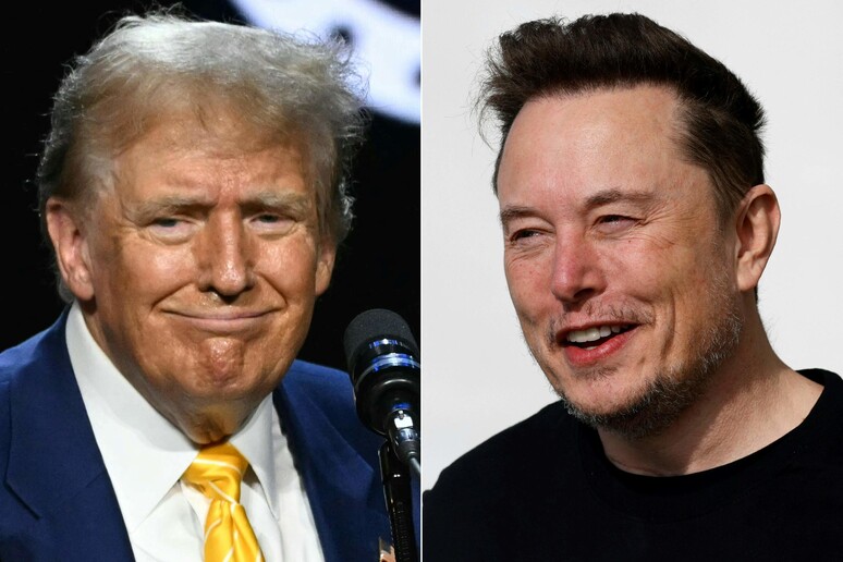 Musk cedeu palanque digital a Trump no X por mais de duas horas © ANSA/AFP