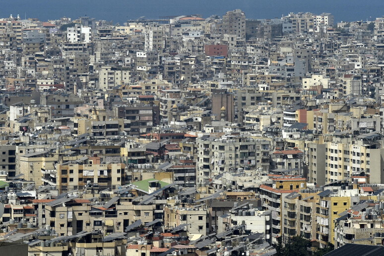 Vista aérea de Beirute, capital do Líbano © ANSA/EPA