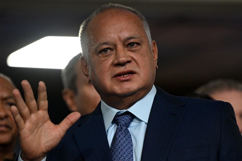 El ministro venezolano del Interior, Diosdado Cabello. © ANSA/AFP