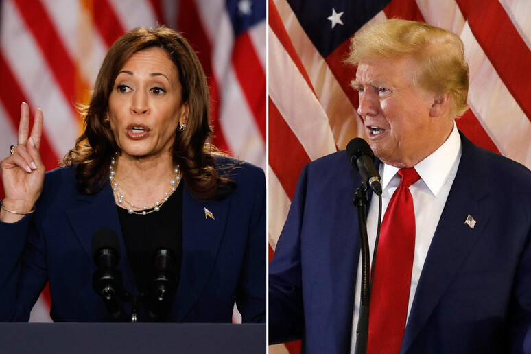 Kamala Harris e Donald Trump disputarão estados-pêndulos voto a voto - TODOS OS DIREITOS RESERVADOS