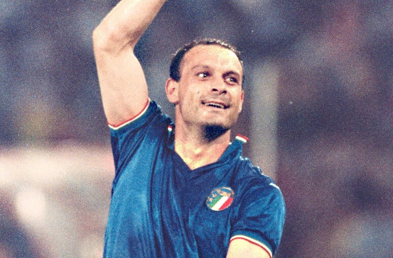 Schillaci brilhou com a camisa da Azzurra na Copa de 1990 - TODOS OS DIREITOS RESERVADOS