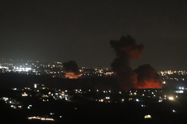 Raid israelíes en el sur del Líbano. - TODOS LOS DERECHOS RESERVADOS