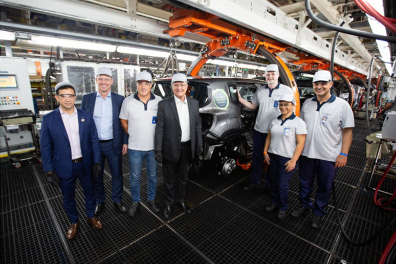 Geraldo Alckmin durante visita ao Polo Automotivo de Goiana, em Pernambuco - TODOS OS DIREITOS RESERVADOS