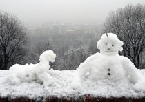 Maltempo: neve a Torino e su tutto il Piemonte alpino